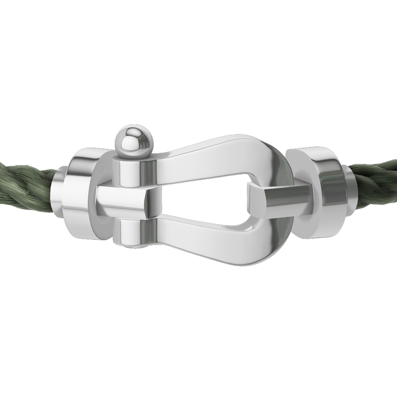 FRED Force 10 Large White Gold Cable Bracelet | Maison Birks